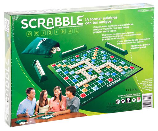 Juego De Mesa Scrabble Juego Divertido Mattel Original 
